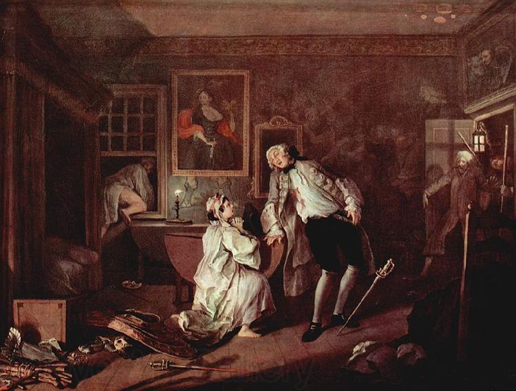 William Hogarth The murder of the count Norge oil painting art